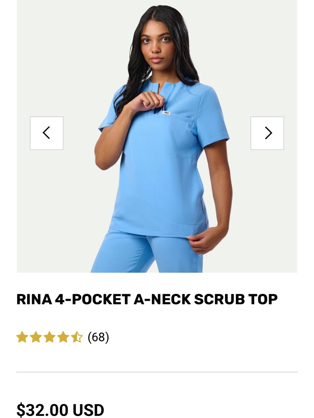 Peels Women’s Scrub set - Sky Bluer